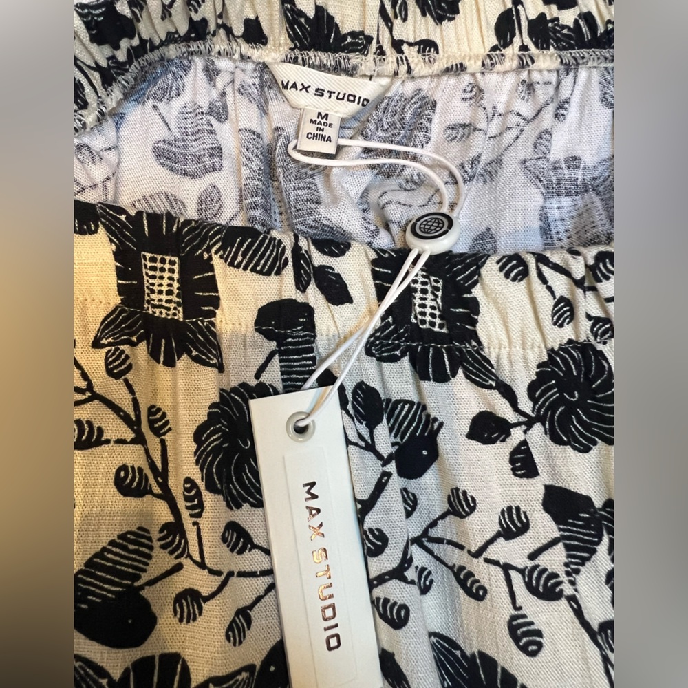 NWT Max Studio Tiered Floral Maxi Skirt - Picture 5 of 6